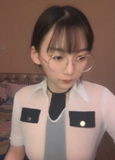 [무수정] 연예인 레벨! 안경이 잘 어울리는 귀여운 미소녀! !