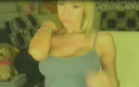 [Uncensored] Uncensored selfie masturbation of blonde Russian beauty leaked [Personal shooting]