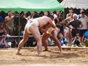 [[육상 자위대]의 근육, 엉덩이 모로 아웃 2013 변태 스모 대회