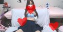 【LIVECHAT】 Loliloly beautiful girl masturbates live in uniform cosplay !!