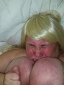 Paizuri Facial - Cum between big white tits