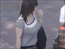 Seeing the ladies showing their heavy breasts in the city Part 11