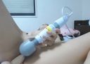 Double vibrator masturbation delivery of a beautiful gal! !!