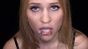 請看一下來自荷蘭的金髮碧眼喝精狂大學生的激烈視頻的整個故事，她張大嘴巴，連續吞下了33發所有德野精子Velo！