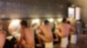 ホテルの大浴場でフルチン体育会系大学生たちを観察