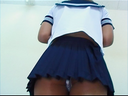 Vol.2 The best sailor suit panchira white pants that I contracted with the office and took under the condition that the face of the idol candidate is absolutely NG