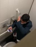 Tough Kelly Man Long Masturbation ♪ in the Toilet