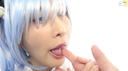 【혀 벨로 침】인기 애니메이션 Rezero no Re ● (하즈키 모모) 혀 벨로 얼굴 핥기 코 플레이!