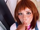 【Ahe Face Cosplayer Club】Seriously Cute Eva Love Beautiful Girl Cosplayer Ahe Face Gonzo and Bukkake Facial [Video]