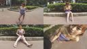 首次拍攝♥精湛的偶像級美少女[公園曝光]以白皙的身材和保齡人的服裝大規模射擊！