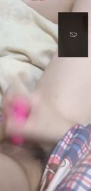 Mask Girl's M-shaped Open Legs Masturbation Erotic Live Chat