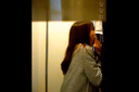 【Smartphone personal shooting】Couple getting her in the toilet of the shopping mall during a date