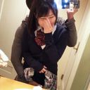 [個撮] 童顔ロリカワ♥まな板J● 制服の下はﾍﾟｯﾀﾝｺ 貧乳娘のフェラ奉仕→生ハメ顔射。