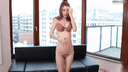 Model-class beauty ♡ masturbating naked on the top floor of a tower apartment
