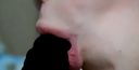 [Ejaculation in the mouth] She carefully makes phimosis ejaculate