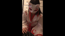 [Vertical video, with review bonus] Yusai #001 A female fox disguised as a priestess tried to pull out a human man! Massive ejaculation with,, and!