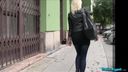 Public Agent - Cute Hungarian cums on a big cock