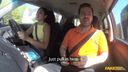 Fake Driving School - Smooth shaved pussy takes big cock