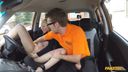 Fake Driving School - Confident Learner Squirts and Cums