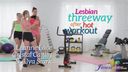 Fitness Rooms - Lesbian threeway after hot workout