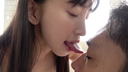 [Tongue tongue / spit] A large amount of spit and face licking on the M man of the popular actress Fuyu ai Kotone Chan!!