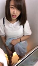 【Personal shooting】Cute college girl with lots of smile Exhibitionist POV video