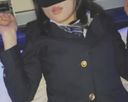 Blindfold a beautiful woman in uniform and take a POV without permission! !!