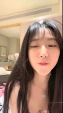 【Live Chat】Beautiful sister with black hair masturbates with a huge vibe!!