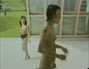 [Showa Erotic Series] It's not a swimsuit, is it? Beautiful girl swimming tournament naked ~! Bubble Edition