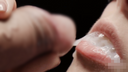 ★ Let's ♡ see the close-up in high quality of the massive ejaculation overflowing from the ★ mouth