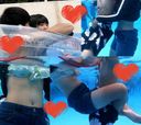 NEW★ couple ◆ Daring 〇〇 couple's pool underwater / in a swimsuit ・ ・ Couple who can't stand it