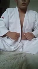 University judo club masturbates while wearing judo clothes