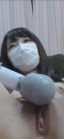 Neat and clean shaved big kakuri JD's hentai electric masturbation♡