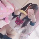 Twin Tails Masturbation Selfie