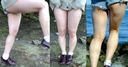 [4K撮影] 淫猥なハイレグショーパン…真っ白エグ脚を露出するド変態JD♥