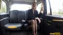 Fake Taxi - Older lady's big pussy lips opened