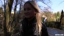 Public Pickups - Euro Blonde Bangs Outdoors