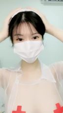 It seems that a Taiwanese goddess with big eyes and big breasts who are attractive as if she was born into this world to heal people has masturbated perverted to immerse herself in masturbation ... (Sweat)