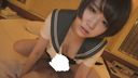 [Leaked] Ejaculation seeding a cute uniform beautiful girl who is a very popular reader model! 【Back】