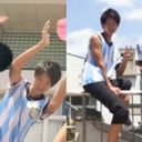 【モザ薄版♡】20歳巨根大学生の日常…！♡ 日焼け陸上男子が部活終わりに寮で大量射精…！♡