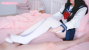 I had ♡ a lot of footjobs from a beautiful woman in uniform cosplay