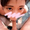 【野外活動記録07】美人JD彼女と温泉旅行で野外セックスin混浴露天風呂!!