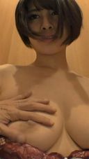 【個人撮影】ハーフ系巨乳OLとの中出しハメ撮り。推定Hカップの超爆乳を思うが侭に揉みしだく…※削除注意