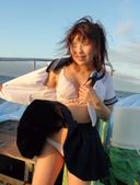 [Amateur posted video] I was taken out to the ocean by a fishing boat and and covered in sperm ◆ No main story line of sight [# 001: Petit exposure in the sailor suit car, naked exposure in the ocean]