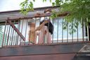 [Amateur posted video] М Beautiful ● Woman with plenty of energy, so I gathered my uncle and made him drink gangan sperm ◆ No main line of sight [Part.3: Sexy move to the room → and fingering on the veranda that can be seen in the neighborhood]