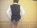 ２年前まで勤務していた事務制服で放置プレイ１