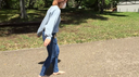 【Completely barefoot】I walked barefoot in the park! part3