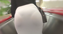 Whip butt in sheer tight skirt