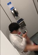 ノンケ君がトイレでじっくりオナニー