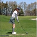 Beautiful celebrity mature woman married woman plays golf in a no-pan miniskirt on a golf course and has an affair